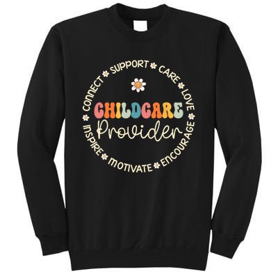 Childcare Provider Appreciation Week Back To School Tall Sweatshirt