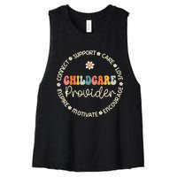 Childcare Provider Appreciation Week Back To School Women's Racerback Cropped Tank