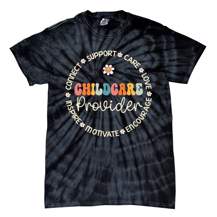 Childcare Provider Appreciation Week Back To School Tie-Dye T-Shirt