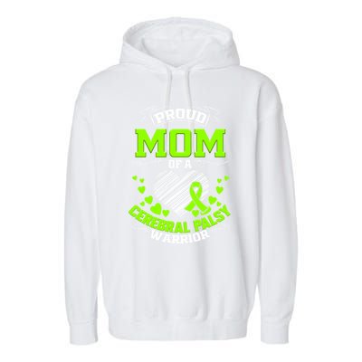 Cerebral Palsy Awareness Mom Gift Garment-Dyed Fleece Hoodie