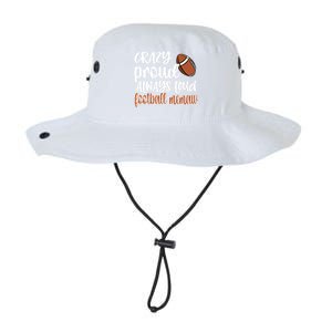 Crazy Proud Always Loud Football Memaw Grandma Gift Legacy Cool Fit Booney Bucket Hat