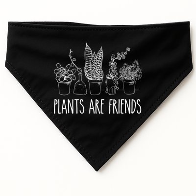 Cute Plants Are Friends Gardening Meaningful Gift USA-Made Doggie Bandana