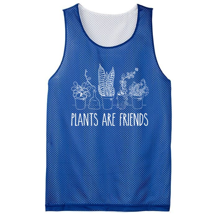 Cute Plants Are Friends Gardening Meaningful Gift Mesh Reversible Basketball Jersey Tank