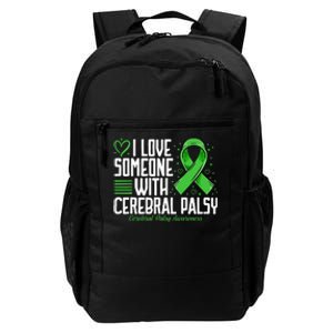 Cerebral Palsy Awareness I Love Someone with Cerebral Palsy Daily Commute Backpack