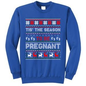 Christmas Pregnancy Announcet Gift Ugly Xmas Funny Gift Sweatshirt