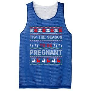 Christmas Pregnancy Announcet Gift Ugly Xmas Funny Gift Mesh Reversible Basketball Jersey Tank