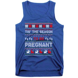 Christmas Pregnancy Announcet Gift Ugly Xmas Funny Gift Tank Top