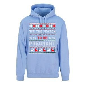 Christmas Pregnancy Announcet Gift Ugly Xmas Funny Gift Unisex Surf Hoodie