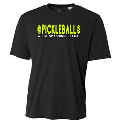 Cool Pickleball Art For  Paddle Pickleball Player Cooling Performance Crew T-Shirt