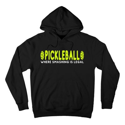 Cool Pickleball Art For  Paddle Pickleball Player Hoodie