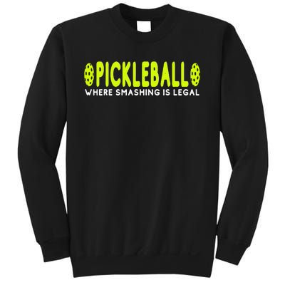 Cool Pickleball Art For  Paddle Pickleball Player Sweatshirt