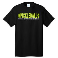 Cool Pickleball Art For  Paddle Pickleball Player Tall T-Shirt