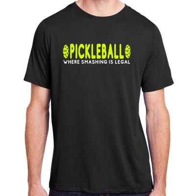 Cool Pickleball Art For  Paddle Pickleball Player Adult ChromaSoft Performance T-Shirt