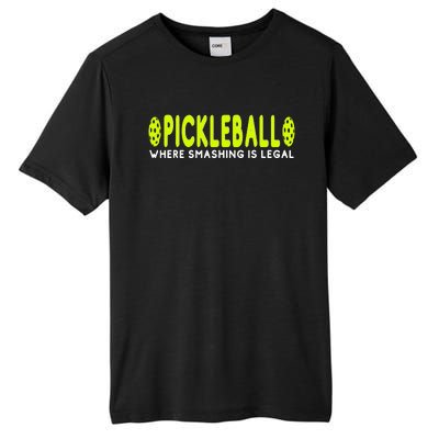 Cool Pickleball Art For  Paddle Pickleball Player Tall Fusion ChromaSoft Performance T-Shirt