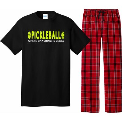 Cool Pickleball Art For  Paddle Pickleball Player Pajama Set