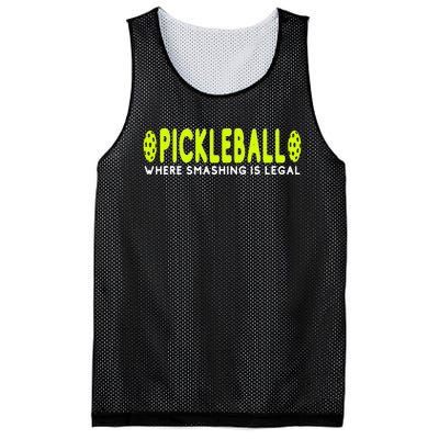 Cool Pickleball Art For  Paddle Pickleball Player Mesh Reversible Basketball Jersey Tank