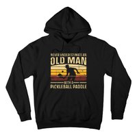 Cool Pickleball Art For Men Women Paddle Pickleball Player Hoodie