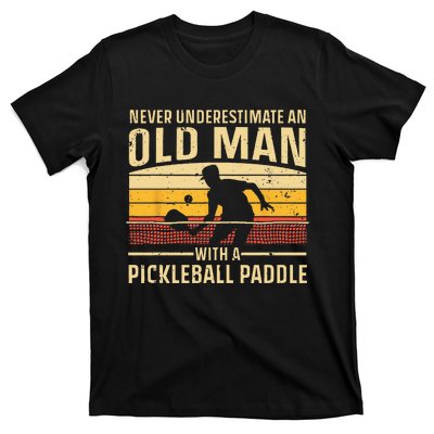 Cool Pickleball Art For Men Women Paddle Pickleball Player T-Shirt