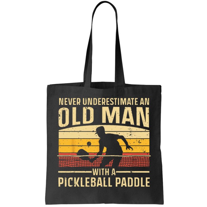 Cool Pickleball Art For Men Women Paddle Pickleball Player Tote Bag