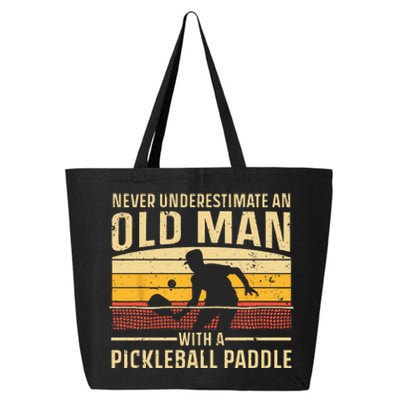 Cool Pickleball Art For Men Women Paddle Pickleball Player 25L Jumbo Tote