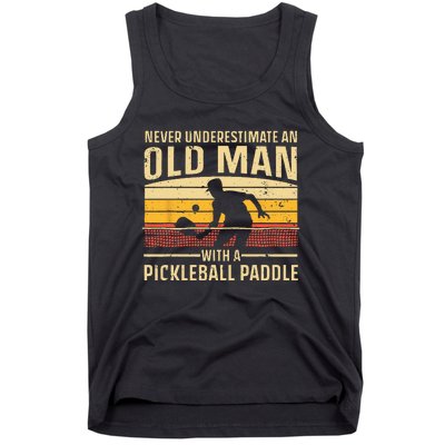 Cool Pickleball Art For Men Women Paddle Pickleball Player Tank Top