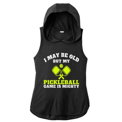 Cool Pickleball Art For  Paddle Pickleball Player Ladies PosiCharge Tri-Blend Wicking Draft Hoodie Tank