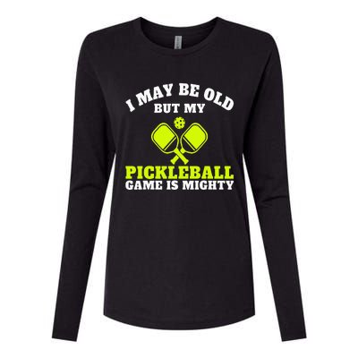 Cool Pickleball Art For  Paddle Pickleball Player Womens Cotton Relaxed Long Sleeve T-Shirt