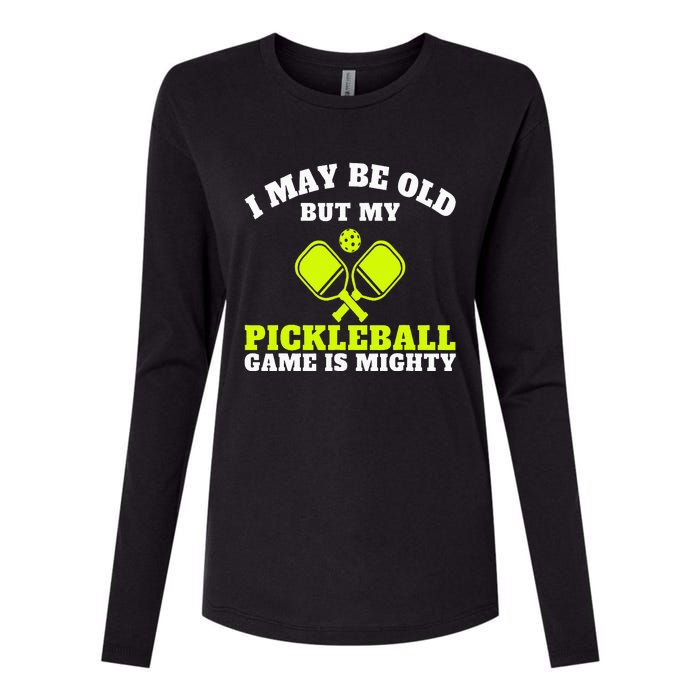 Cool Pickleball Art For  Paddle Pickleball Player Womens Cotton Relaxed Long Sleeve T-Shirt