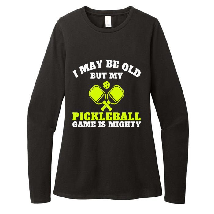 Cool Pickleball Art For  Paddle Pickleball Player Womens CVC Long Sleeve Shirt