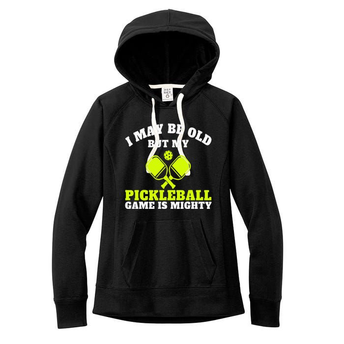 Cool Pickleball Art For  Paddle Pickleball Player Women's Fleece Hoodie