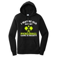 Cool Pickleball Art For  Paddle Pickleball Player Women's Pullover Hoodie