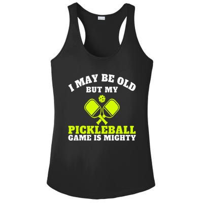 Cool Pickleball Art For  Paddle Pickleball Player Ladies PosiCharge Competitor Racerback Tank