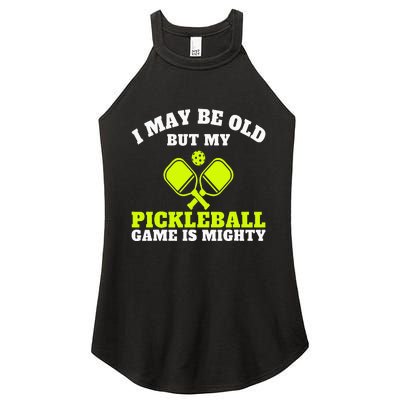 Cool Pickleball Art For  Paddle Pickleball Player Women's Perfect Tri Rocker Tank