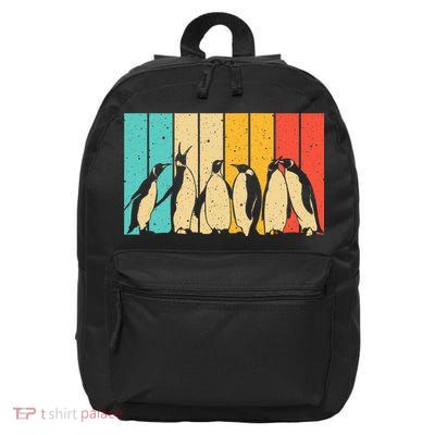 Cute Penguin Art Bird Zoologist Penguin Lovers 16 in Basic Backpack