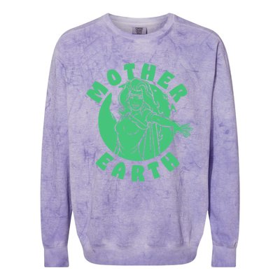 Captain Planet And The Planeteers Earth Day Mother Earth Gift Colorblast Crewneck Sweatshirt