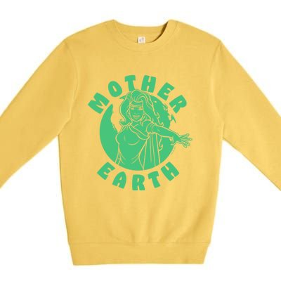 Captain Planet And The Planeteers Earth Day Mother Earth Gift Premium Crewneck Sweatshirt