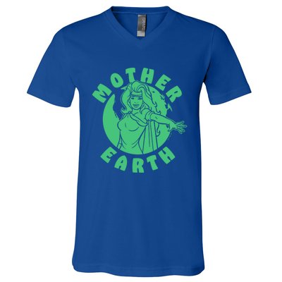 Captain Planet And The Planeteers Earth Day Mother Earth Gift V-Neck T-Shirt