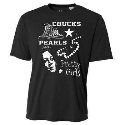 Chucks Pearls And Pretty Kamala Harris Inauguration Cooling Performance Crew T-Shirt