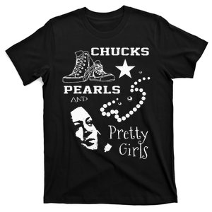 Chucks Pearls And Pretty Kamala Harris Inauguration T-Shirt