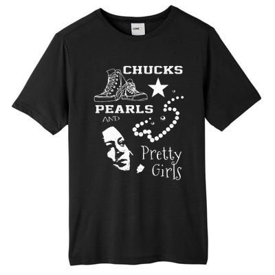 Chucks Pearls And Pretty Kamala Harris Inauguration Tall Fusion ChromaSoft Performance T-Shirt