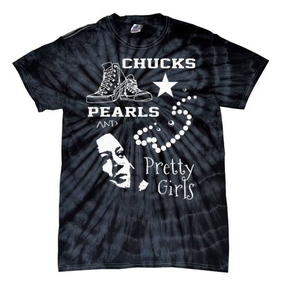 Chucks Pearls And Pretty Kamala Harris Inauguration Tie-Dye T-Shirt