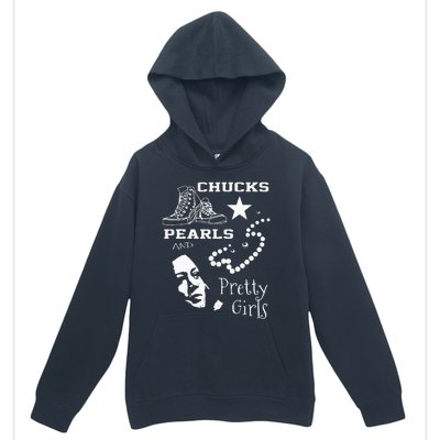 Chucks Pearls And Pretty Kamala Harris Inauguration Urban Pullover Hoodie