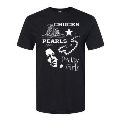 Chucks Pearls And Pretty Kamala Harris Inauguration Softstyle CVC T-Shirt