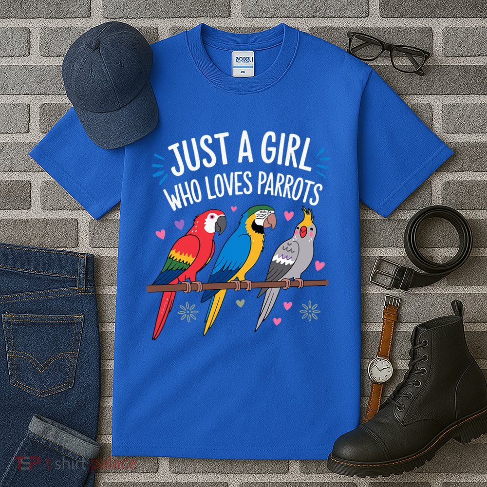 Cool Parrot Art For Women  Tropical Bird  Tall T-Shirt