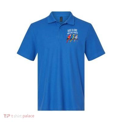 Cool Parrot Art For Women  Tropical Bird  Polo