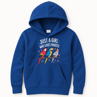 Cool Parrot Art For Women  Tropical Bird  Kids Hoodie
