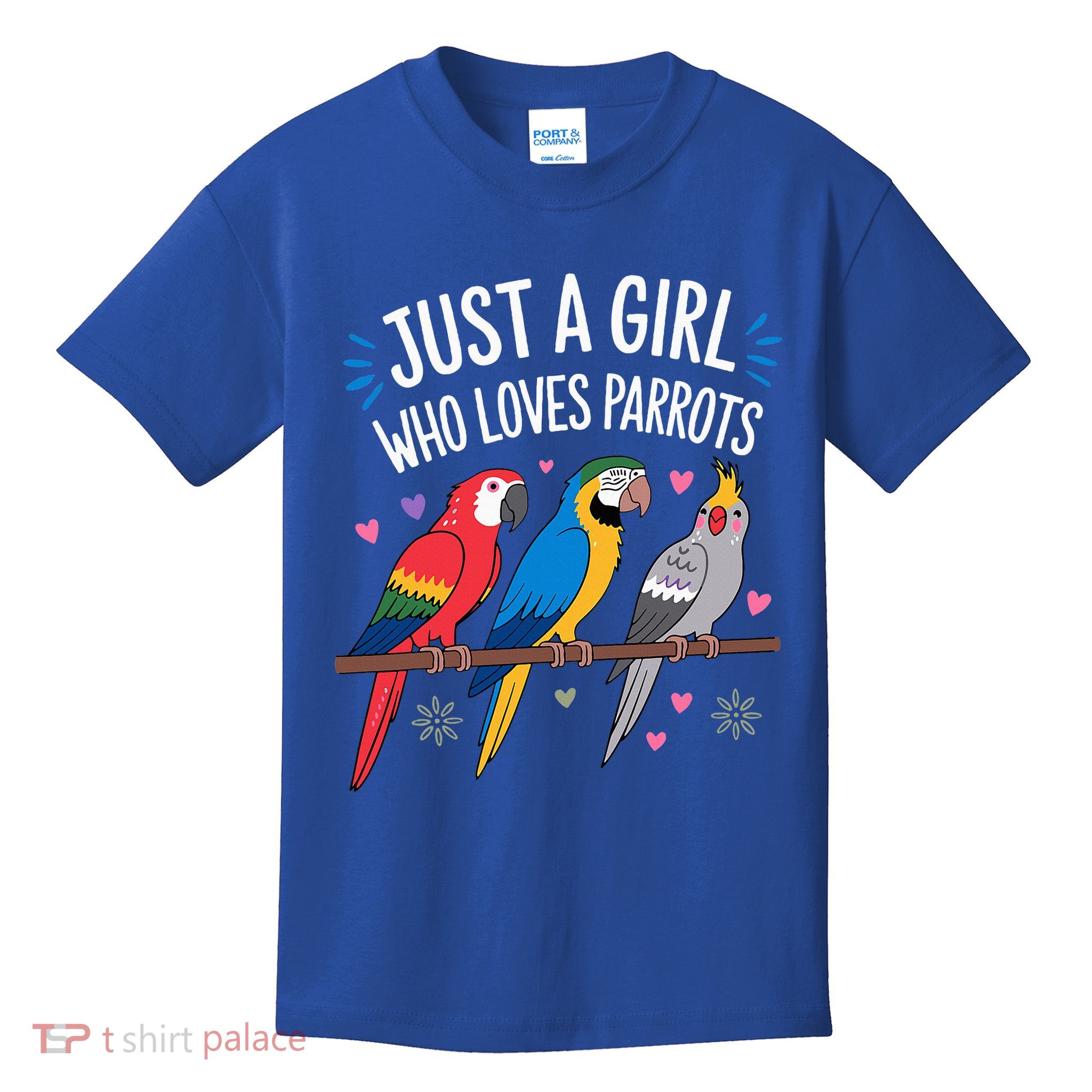 Cool Parrot Art For Women  Tropical Bird  Kids T-Shirt