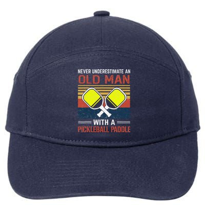 Cool Pickleball Art For Paddle Pickleball Player 7-Panel Snapback Hat