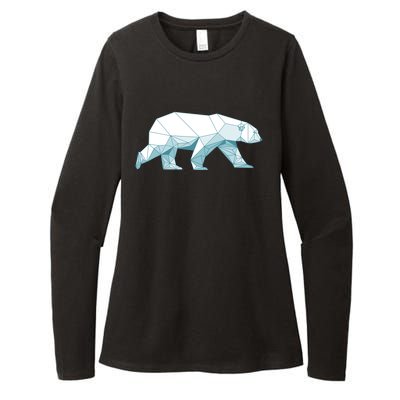 Cool Polar Bear Design For Arctic Polar Bear Lover Womens CVC Long Sleeve Shirt