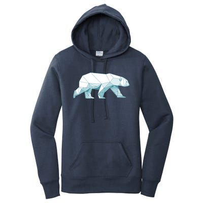 Cool Polar Bear Design For Arctic Polar Bear Lover Women's Pullover Hoodie